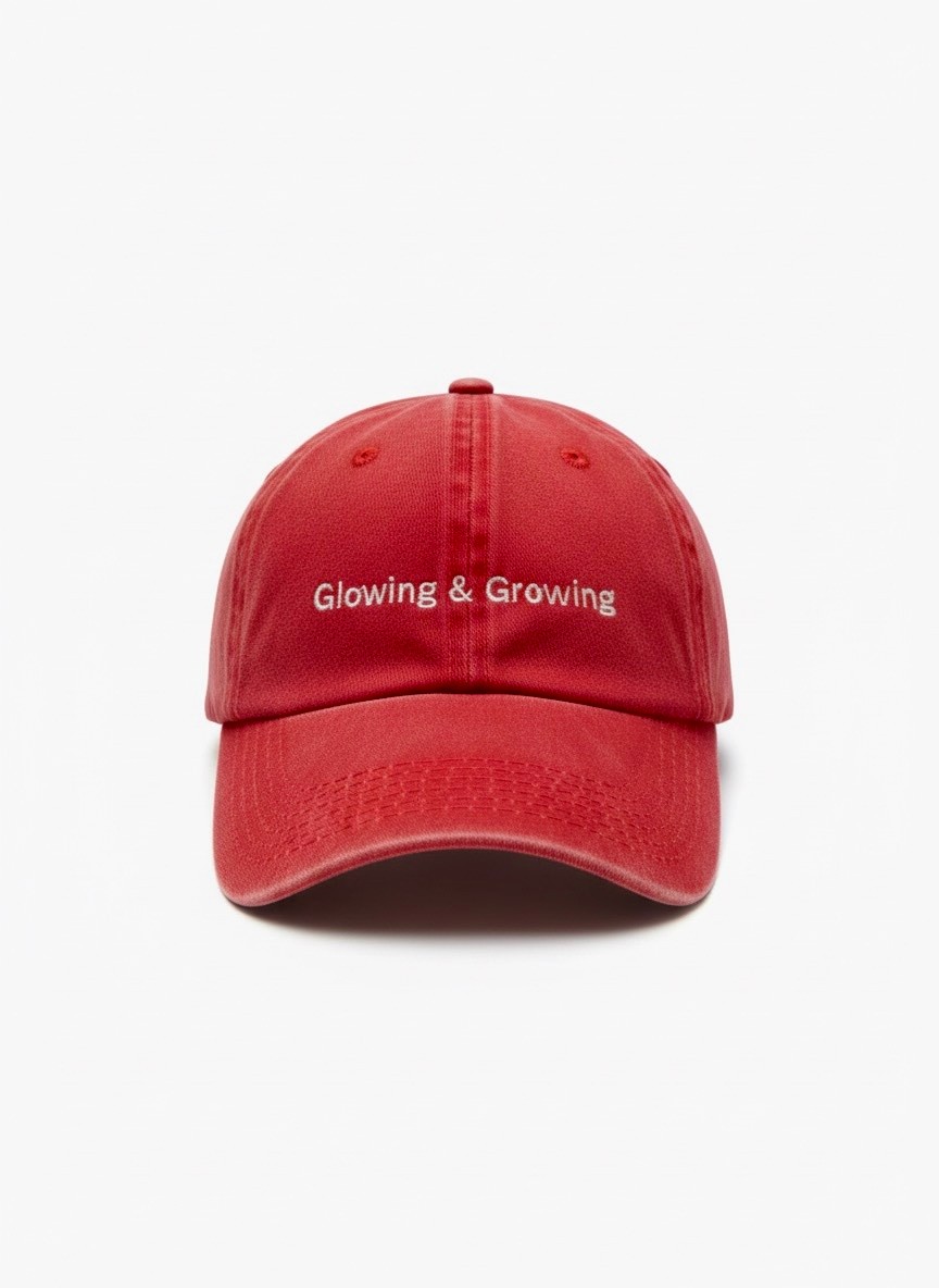 Liapop Glowing & Growing Washed Red Şapka