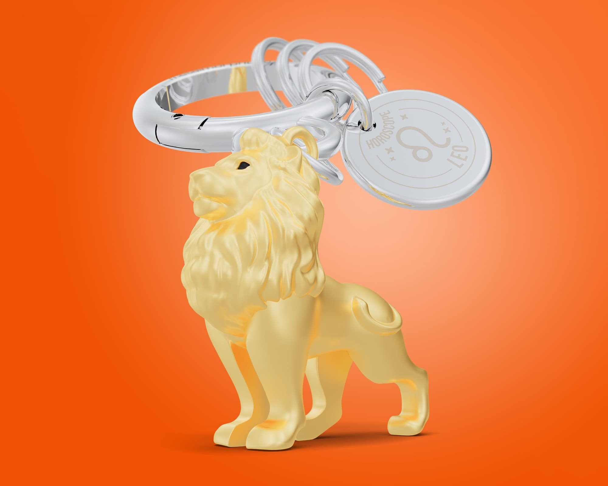 Metalmorphose Burç Koleksiyonu 
Aslan Anahtarlık / Çanta Aksesuarı
