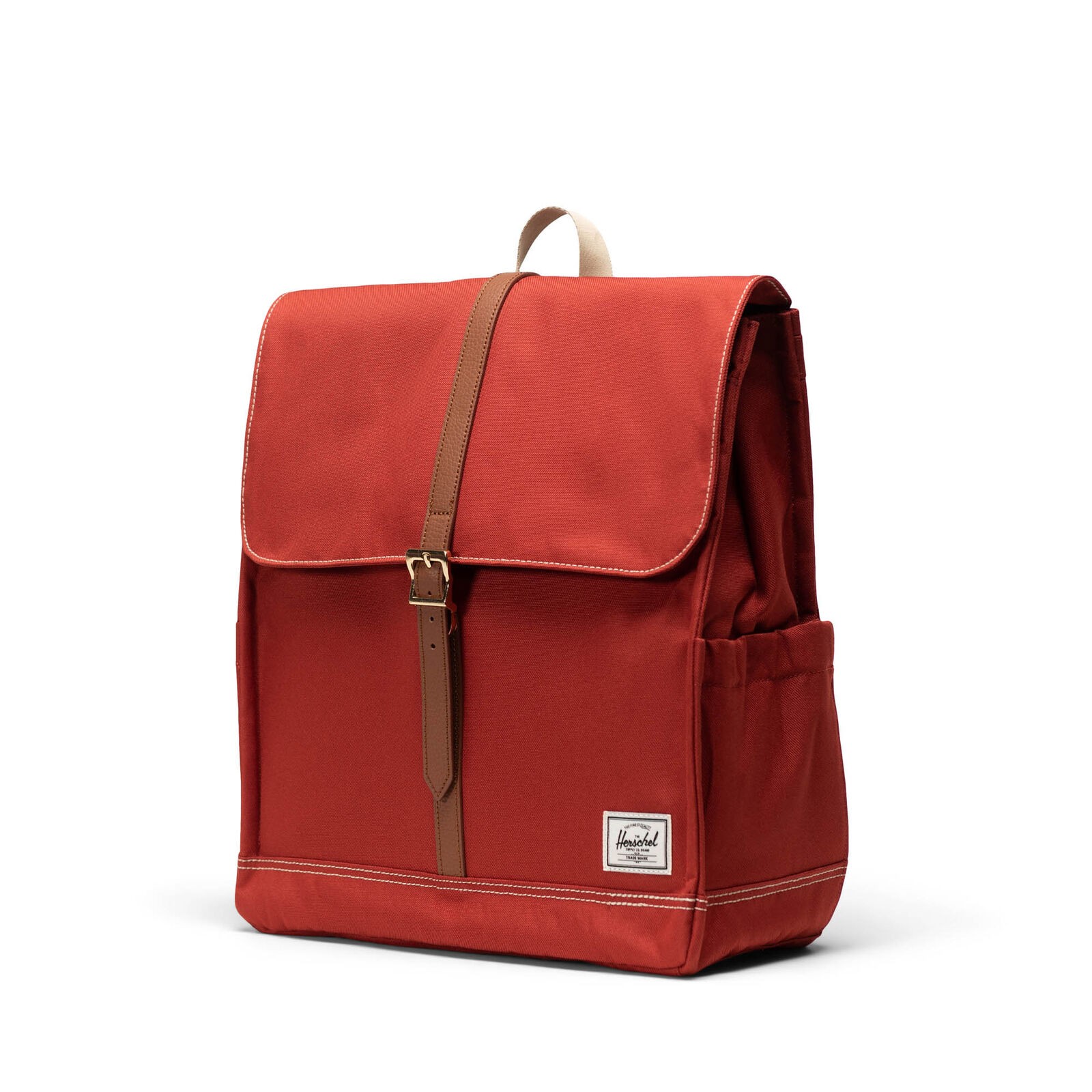 Herschel City Backpack Red Ochre/White Stitch Sırt Çantası