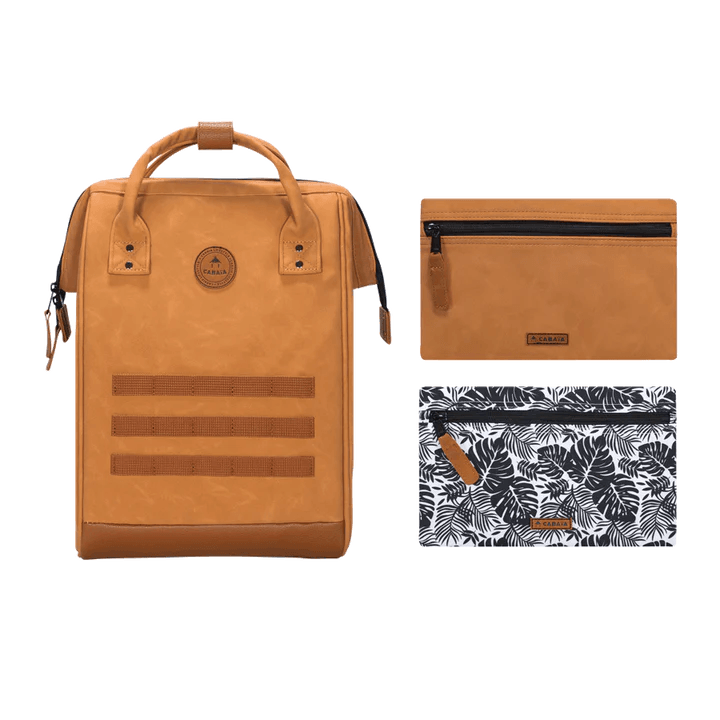 Cabaia Medium Moscou Camel Vegan Leather Sırt Çantası