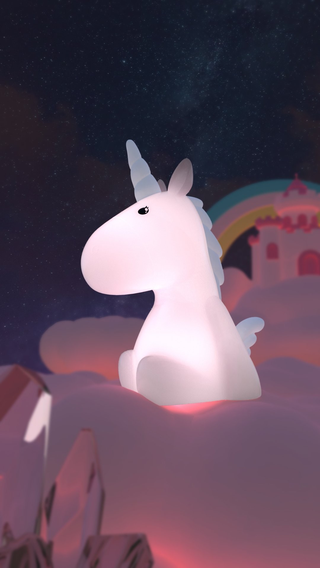 Dhink Silikon Gece Lambası Unicorn