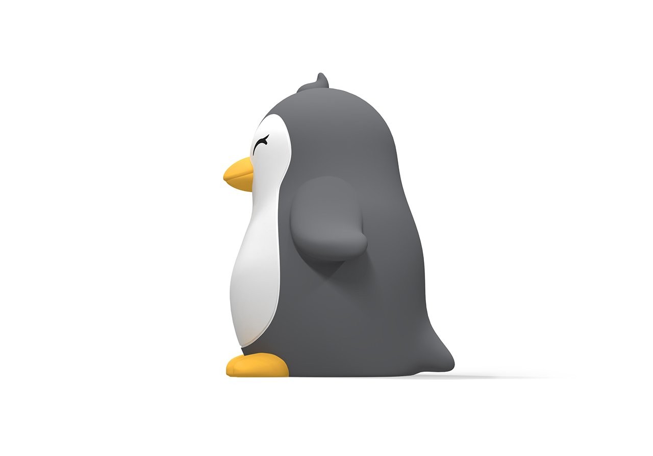 Dhink Silikon Şarjlı Gece Lambası Penguen