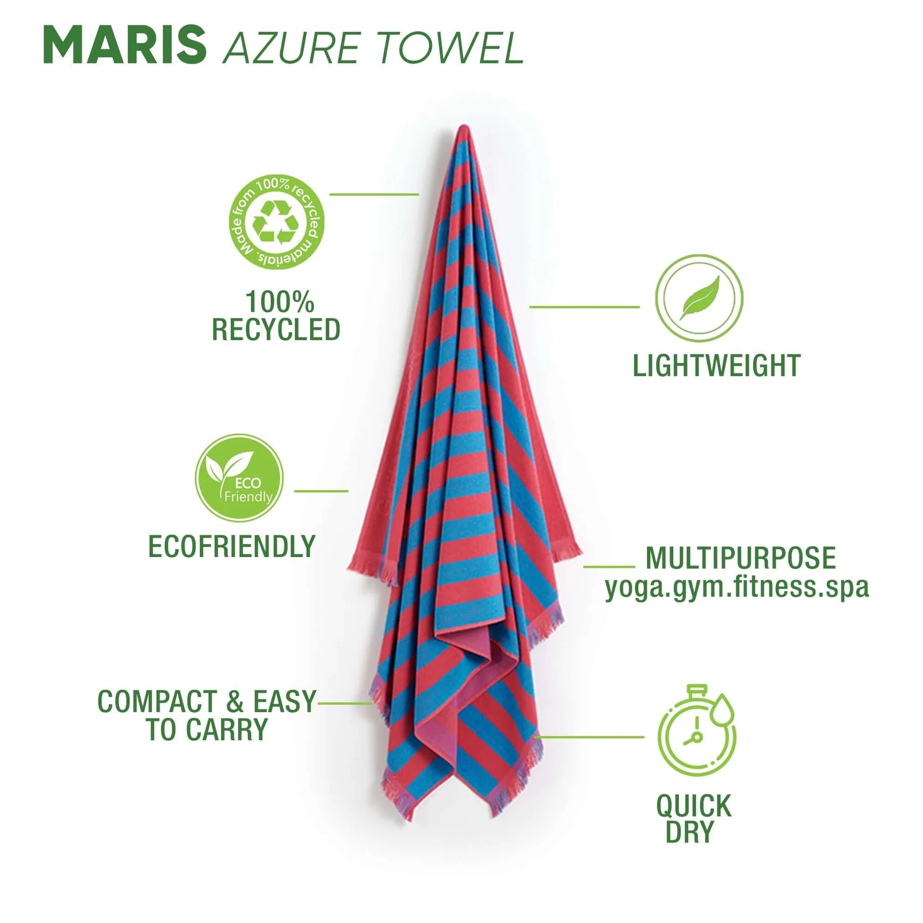 Green Petition Maris Azure Plaj Havlusu