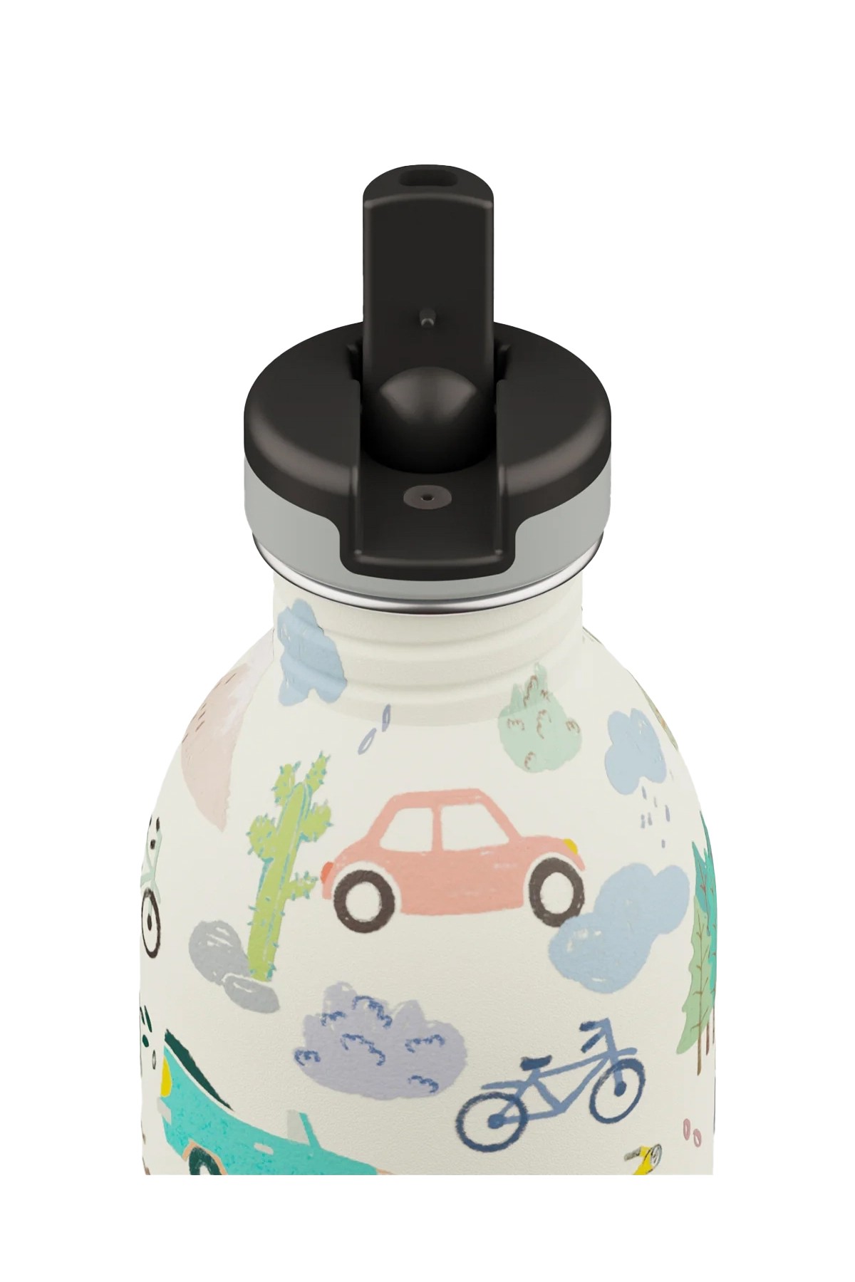 Kids Bottle Adventure Friends Paslanmaz Çelik Çocuk Su Matarası 250 ml