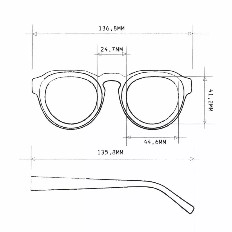 Okkia Zeno Round Unisex Klasik Havana Güneş Gözlüğü Siyah Gradyan