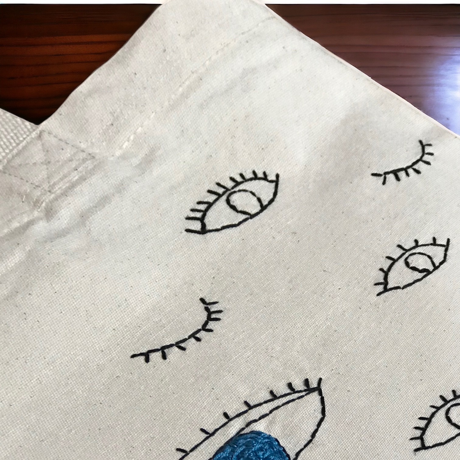 Bael İstanbul Blue Eyes Large Tote Bag Kol Çantası