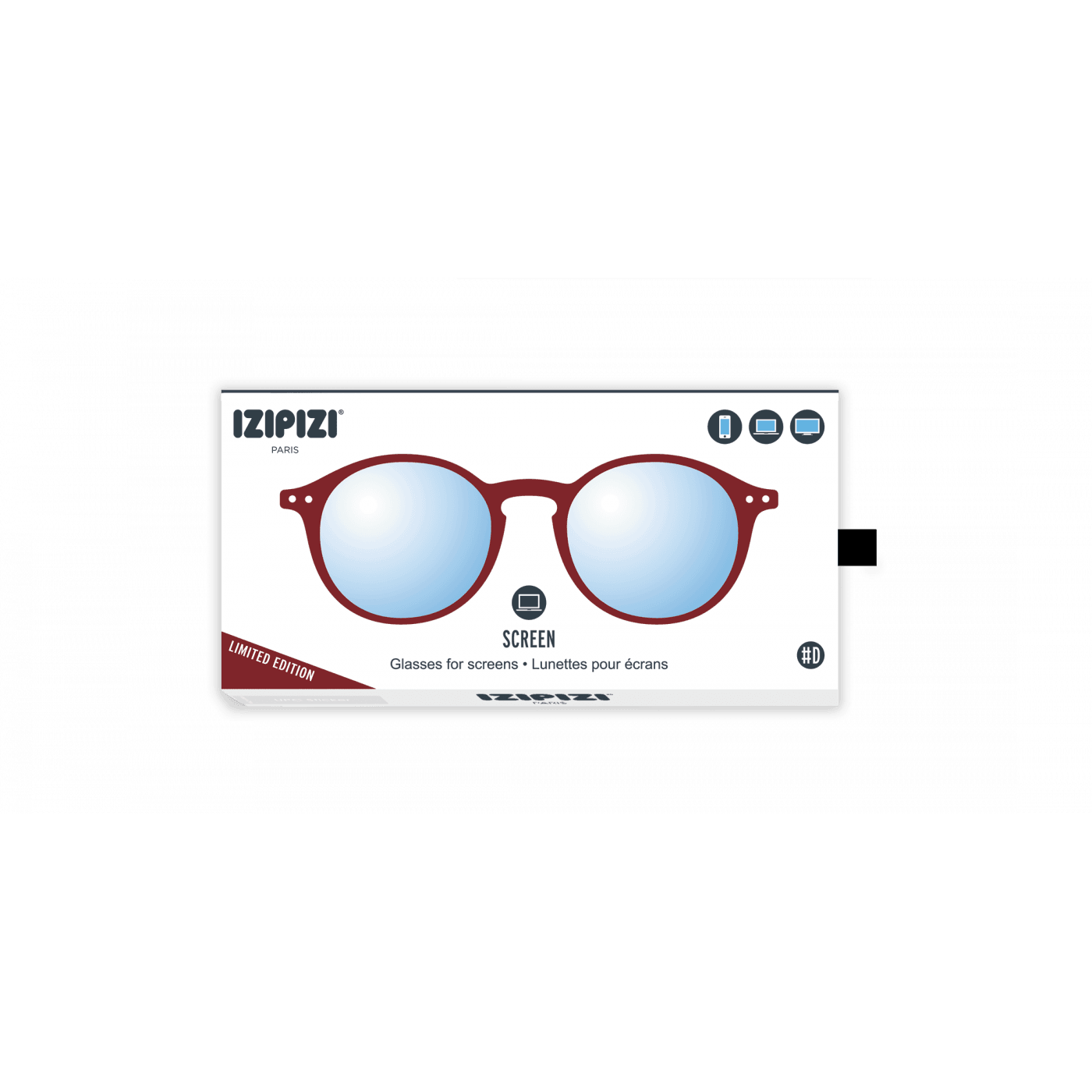 IZIPIZI SCREEN #D BORDO BROWN BROUX EKRAN KORUMA GÖZLÜĞÜ
