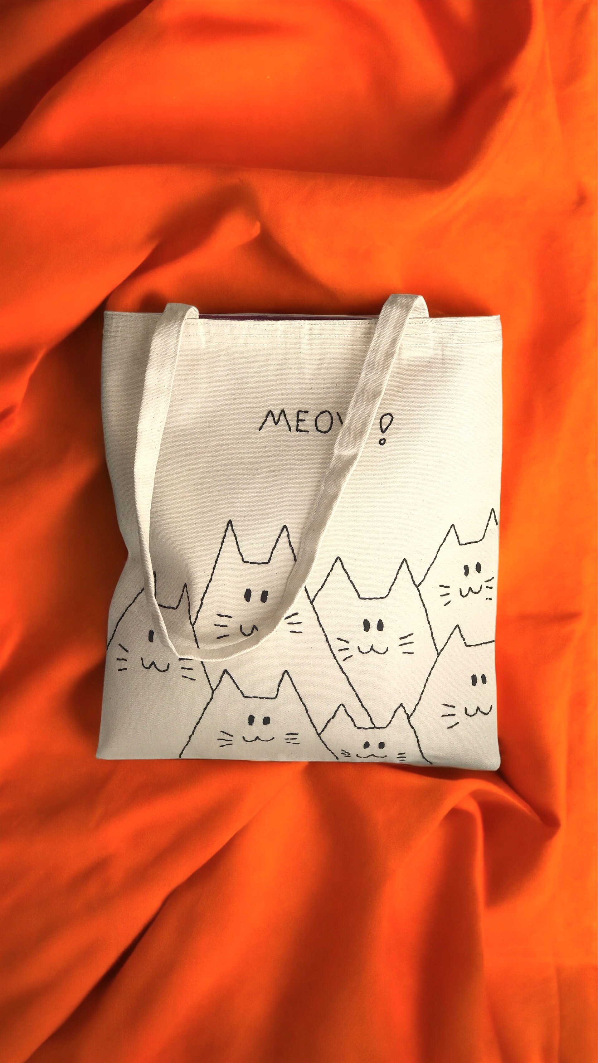 Bael İstanbul Meow Tote Bag Kol Çantası