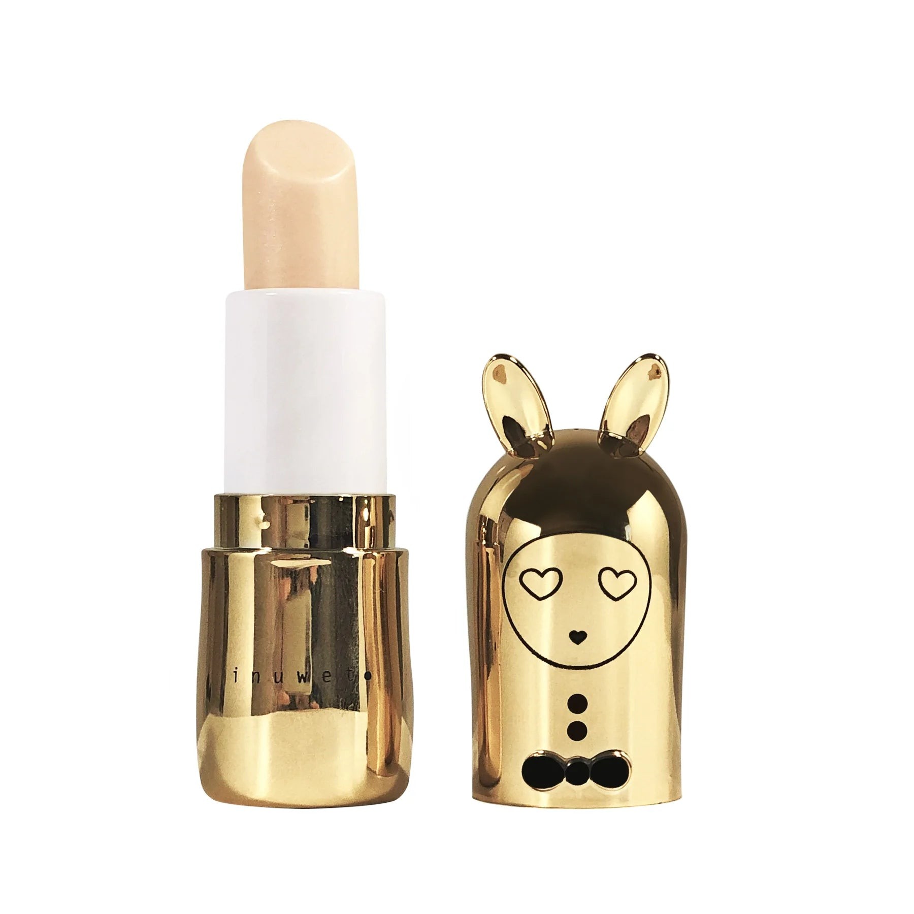 INUWET Bunny Lip Balm Metal Gold B20