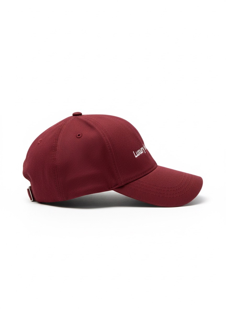 Liapop Luxury is Overrated Burgundy Şapka