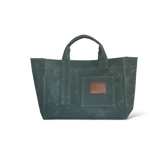 Bael İstanbul Waxed Small Bag Green Kol Çantası