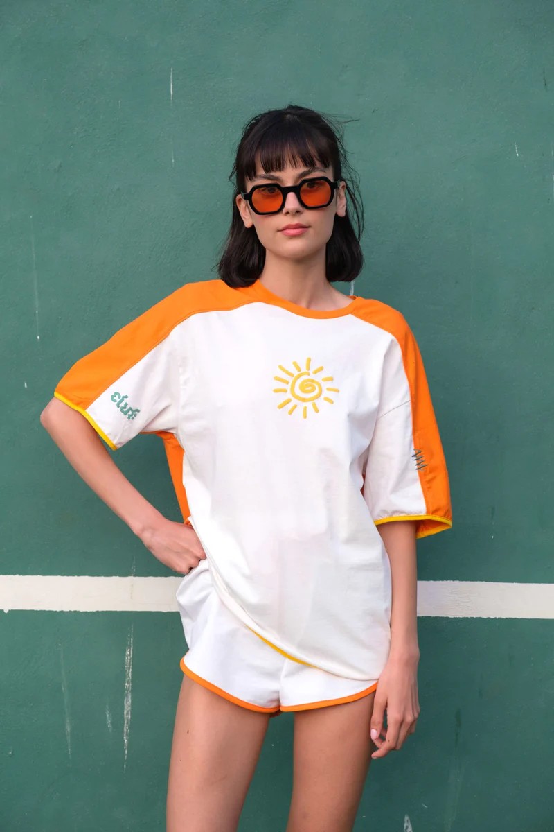 Cluf Sun Lover Unisex T-Shirt - Turuncu