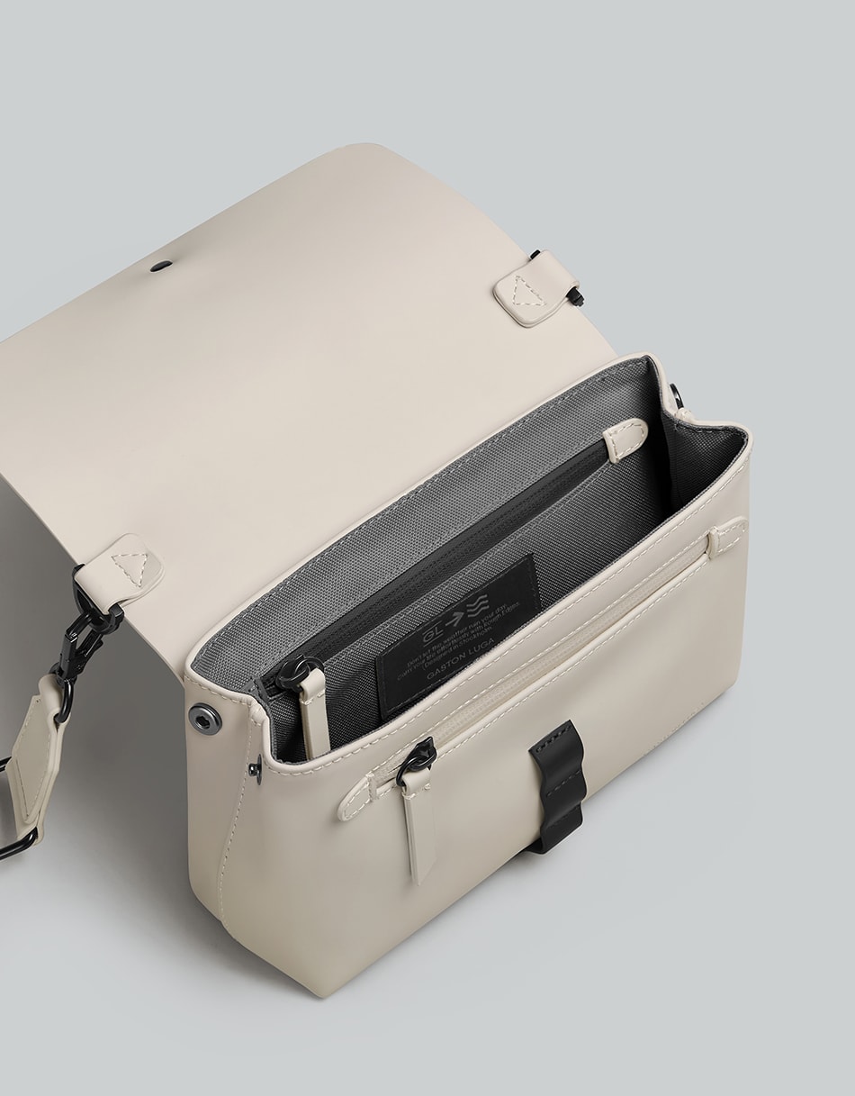 Gaston Luga Spläsh Crossbody Bag - Cloud Cream Çapraz Çanta