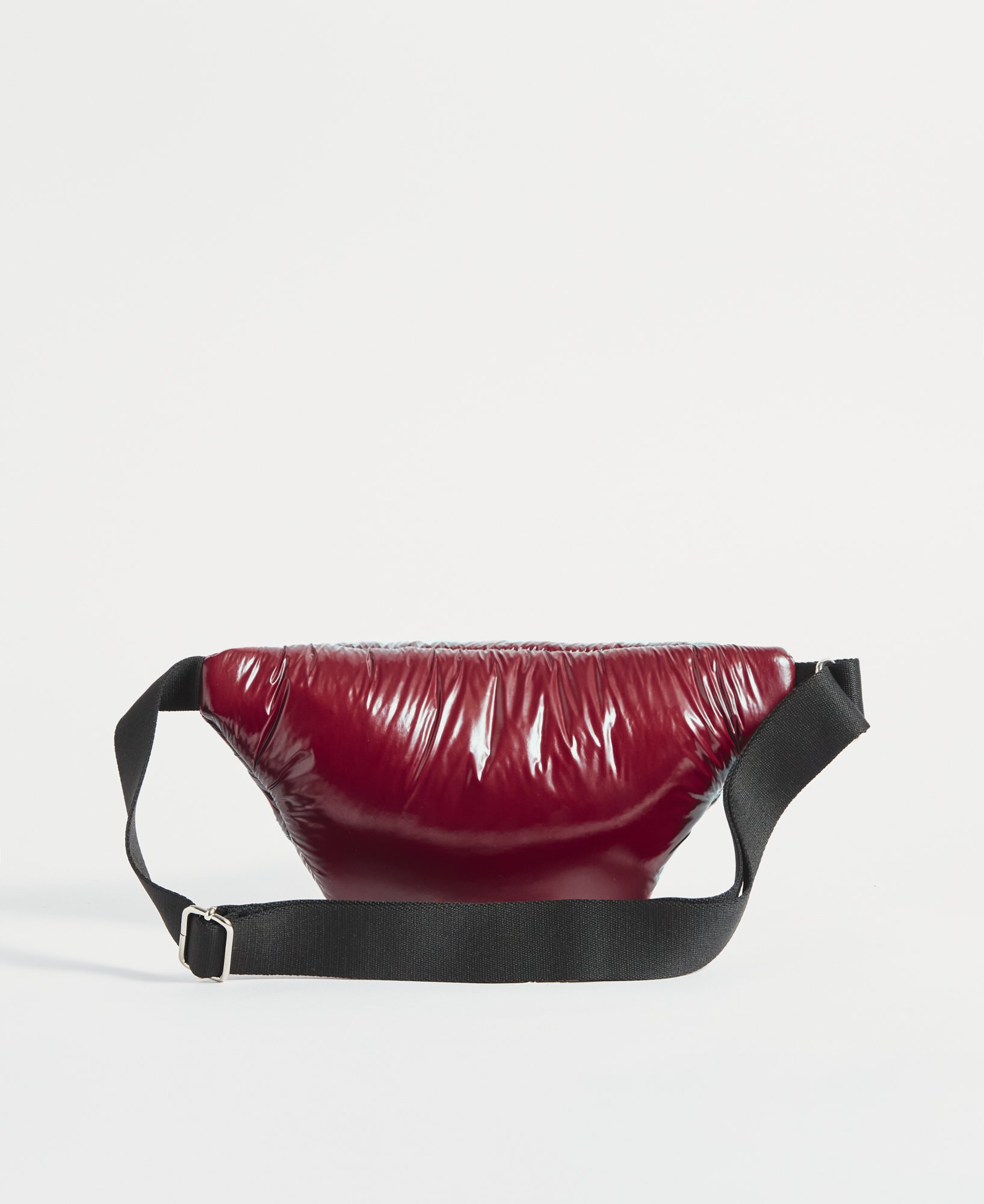 Wouf Burgundy Glossy Waistbag Bel Çantası