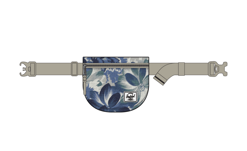 Herschel Settlement Hip Pack Floral Tapestry Bel Çantası