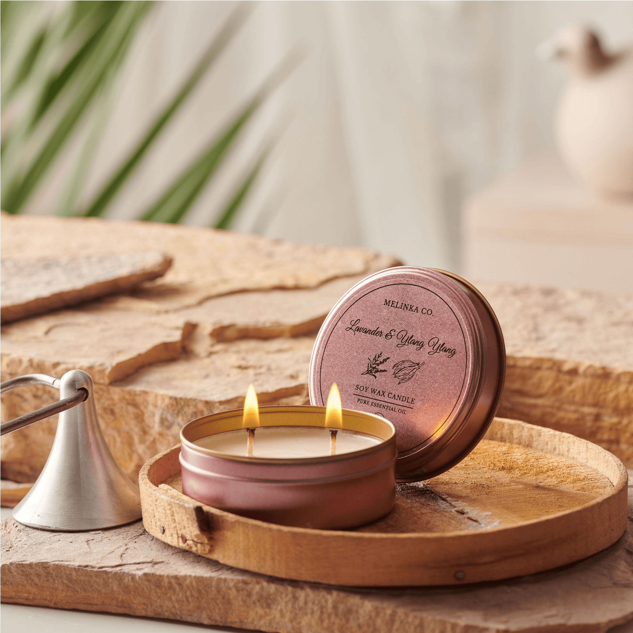 Melinka Co. Lavanta & Ylang Ylang Luna Serisi Soya Mumu