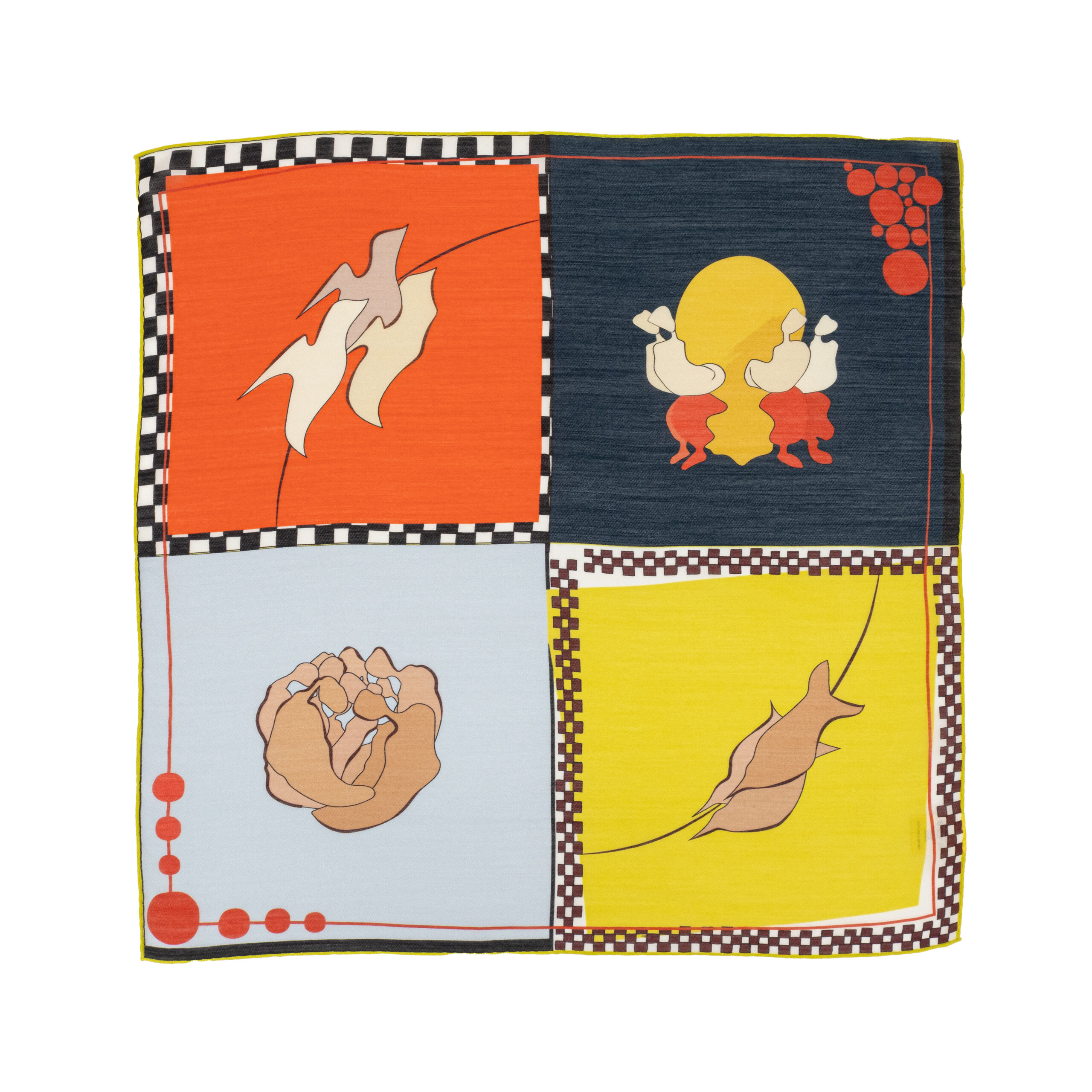 Neymiş Dönence-53x53 Yün&İpek Fular