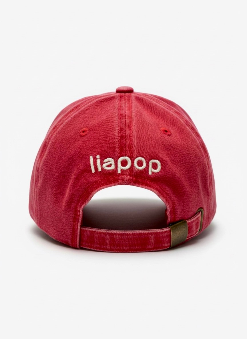 Liapop Glowing & Growing Washed Red Şapka