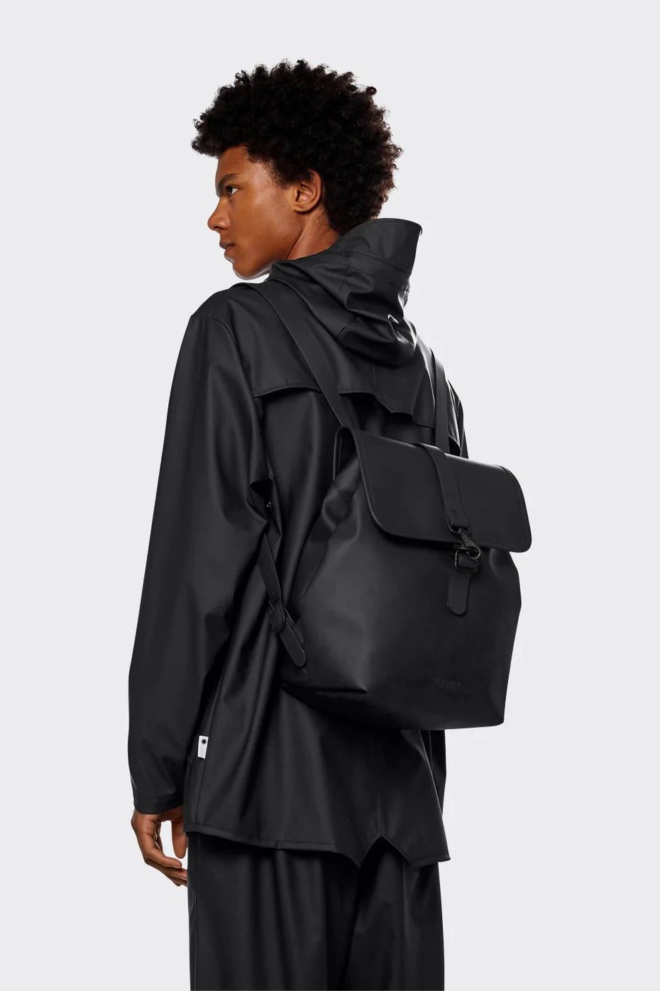 Rains Bucket W3 Backpack Black Sırt Çantası