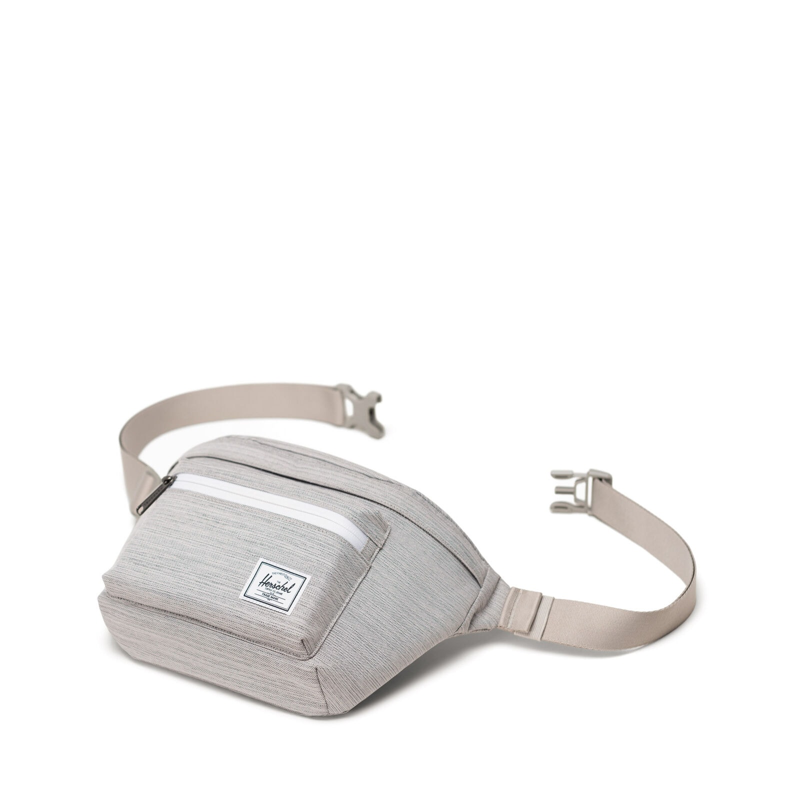 Herschel Pop Quiz Hip Pack Light Grey Crosshatch Bel Çantası