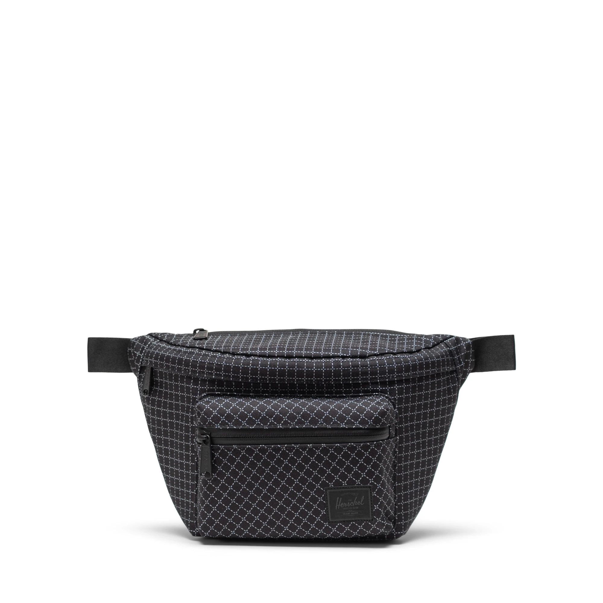 Herschel Pop Quiz Hip Pack Grid-Black Bel Çantası
