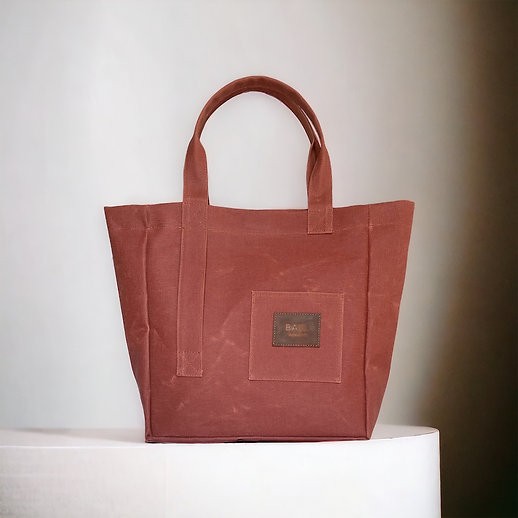 Bael İstanbul Waxed Large Bag Orange Kol Çantası