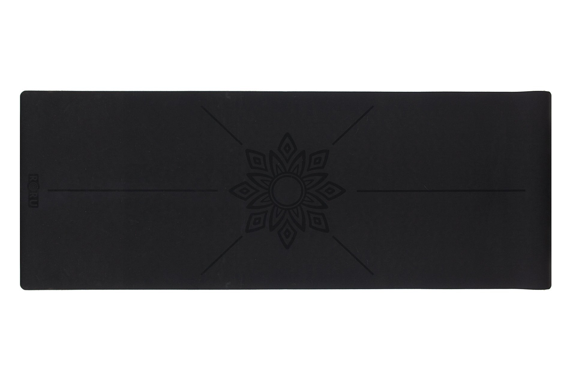 Roru Sun Series Profesyonel Yoga Matı 2.5mm- SİYAH