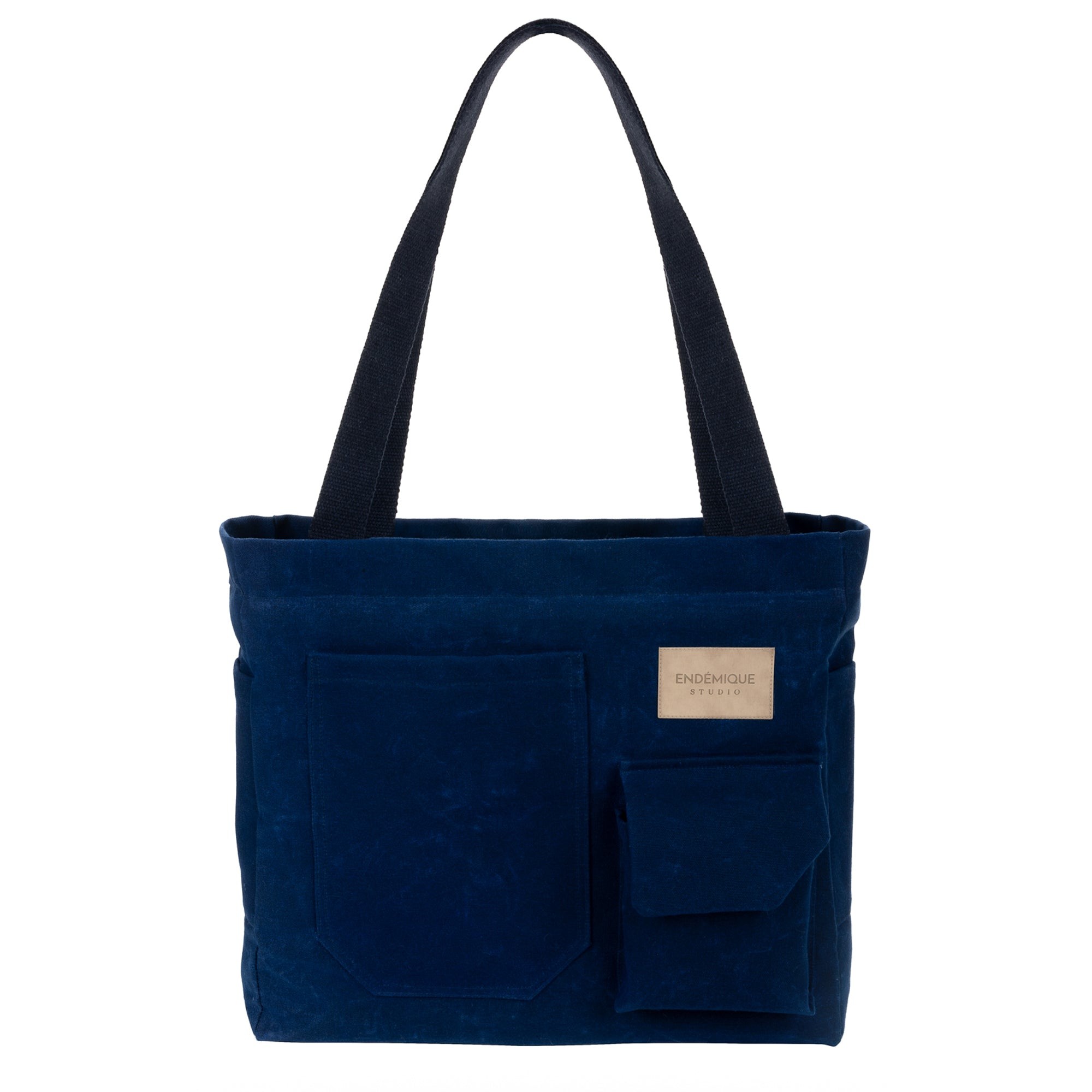 Endémique Studio La Lune Tote Bag Deep Blue