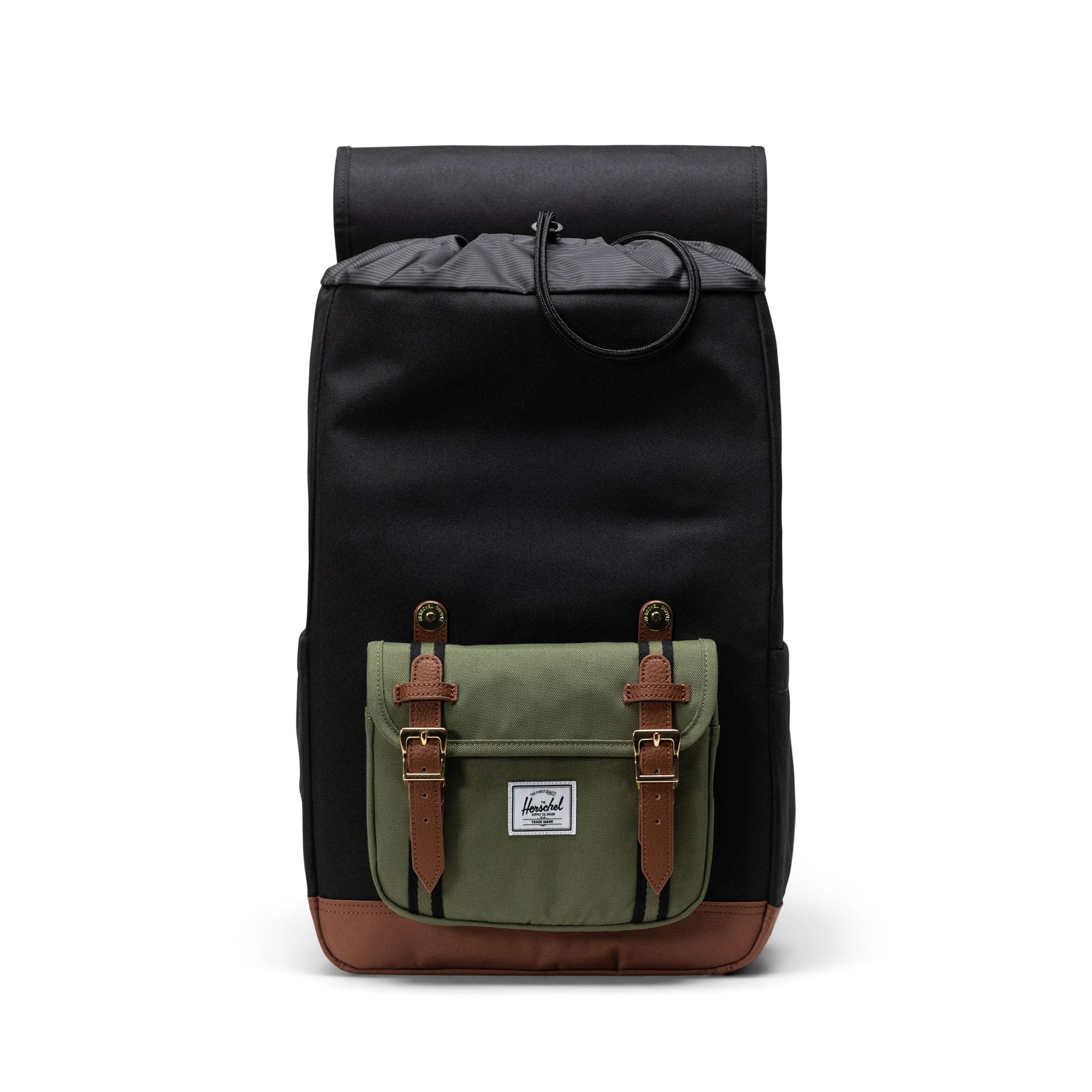 Herschel Little America™ Mid Volume Backpack Black/Four Leaf Clvr/Sddle Brn Sırt Çantası