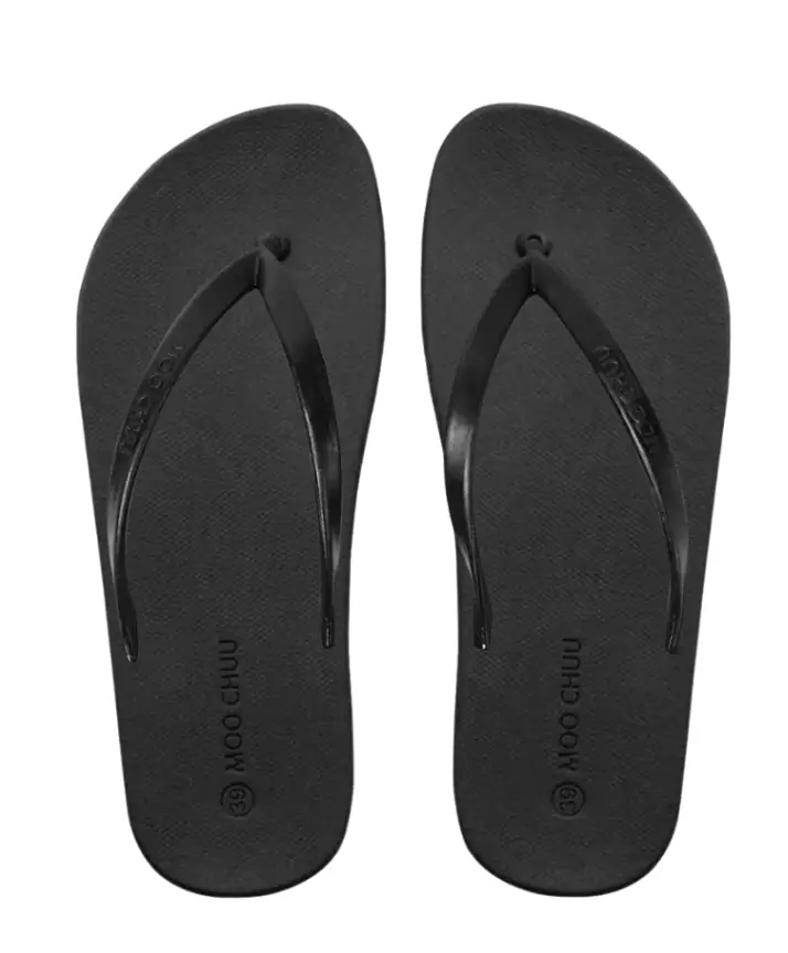 Moo Chuu FLIPPY SLIM SIYAH SIYAH Terlik