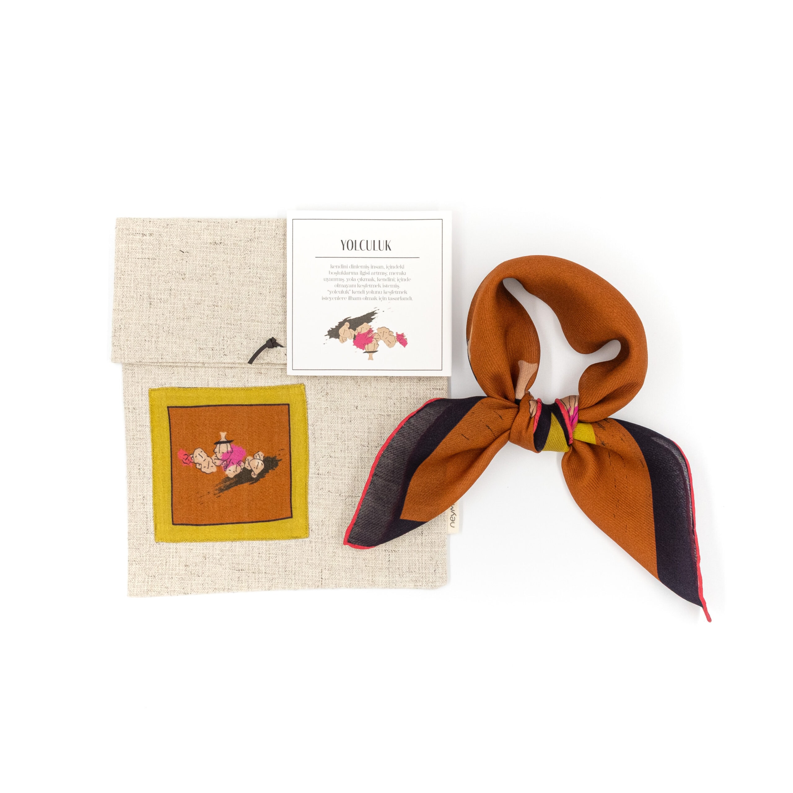 Neymiş Yolculuk-53x53 Yün&İpek Fular