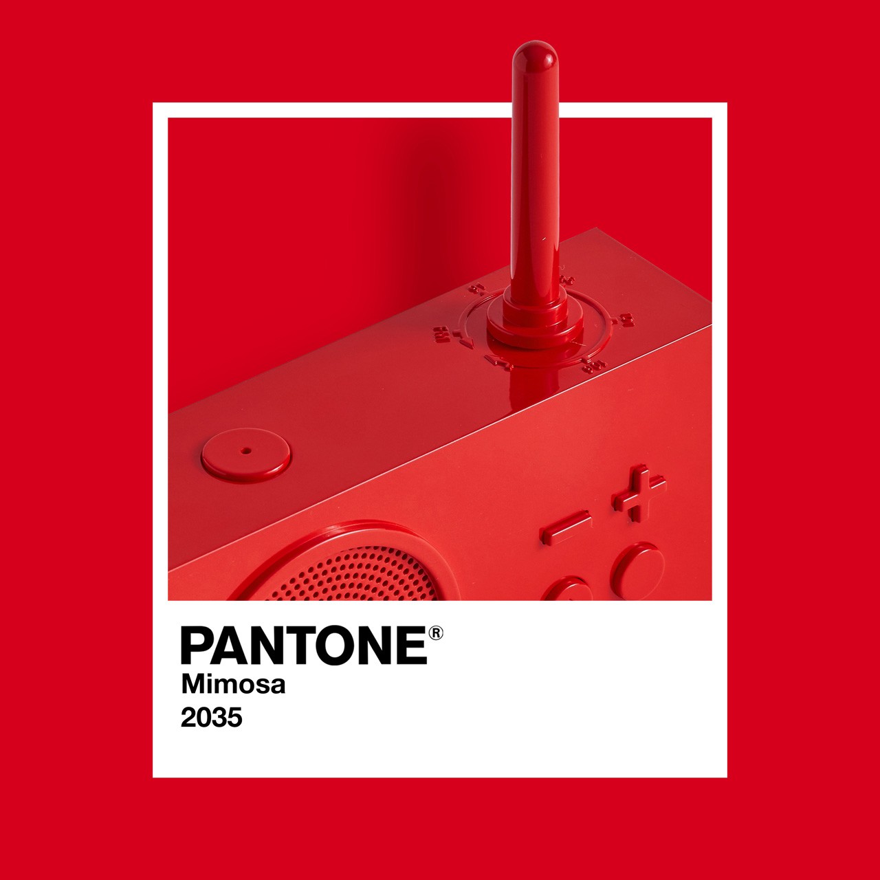 Lexon x Pantone Tykho 3 Bletooth Hoparlör ve Radyo Kırmızı