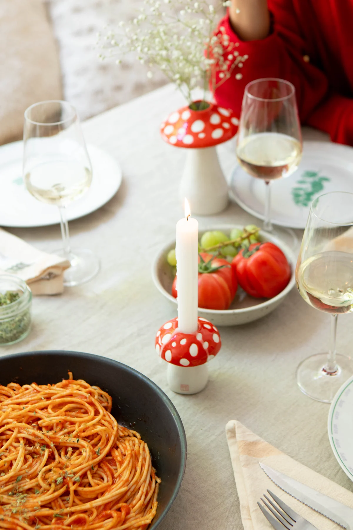 DOIY Amanita Mantar Şamdan