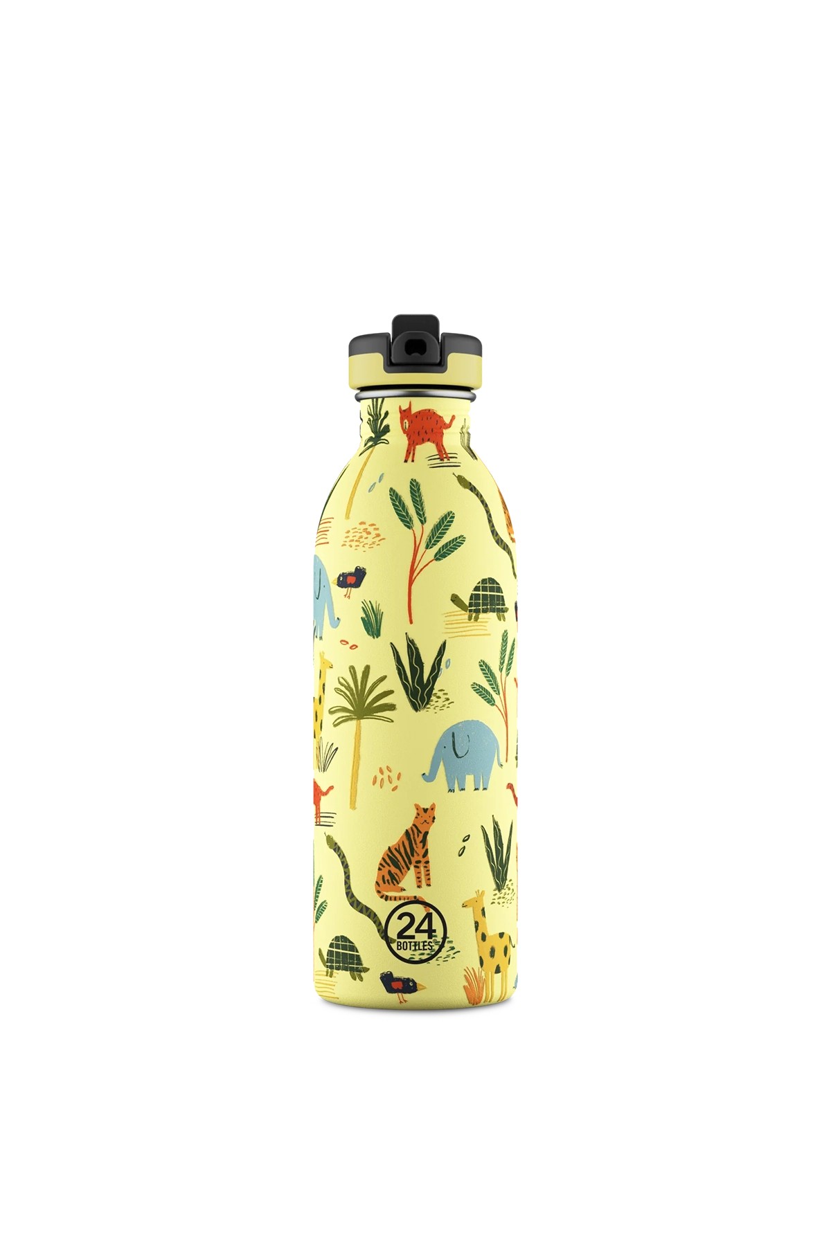 Kids Bottle Jungle Friends Paslanmaz Çelik Çocuk Su Matarası 500 ml