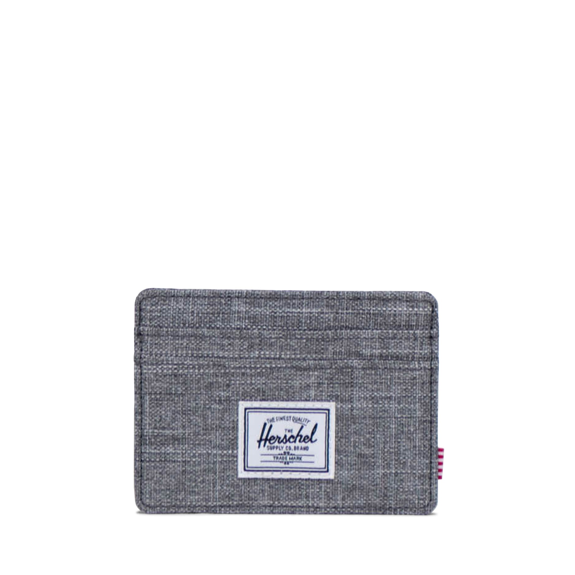 Herschel Charlie Cardholder Raven Crosshatch Kartlık