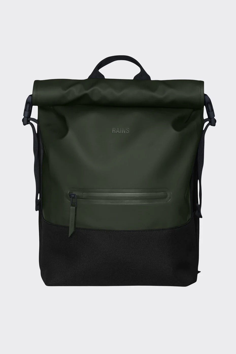 Rains Buckle Rolltop Rucksack Green Sırt Çantası