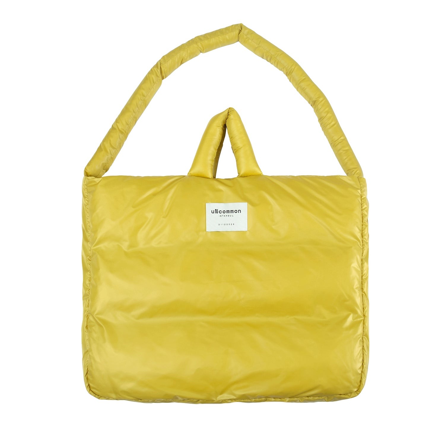 uNcommon Puffy Tote Bag Mustard