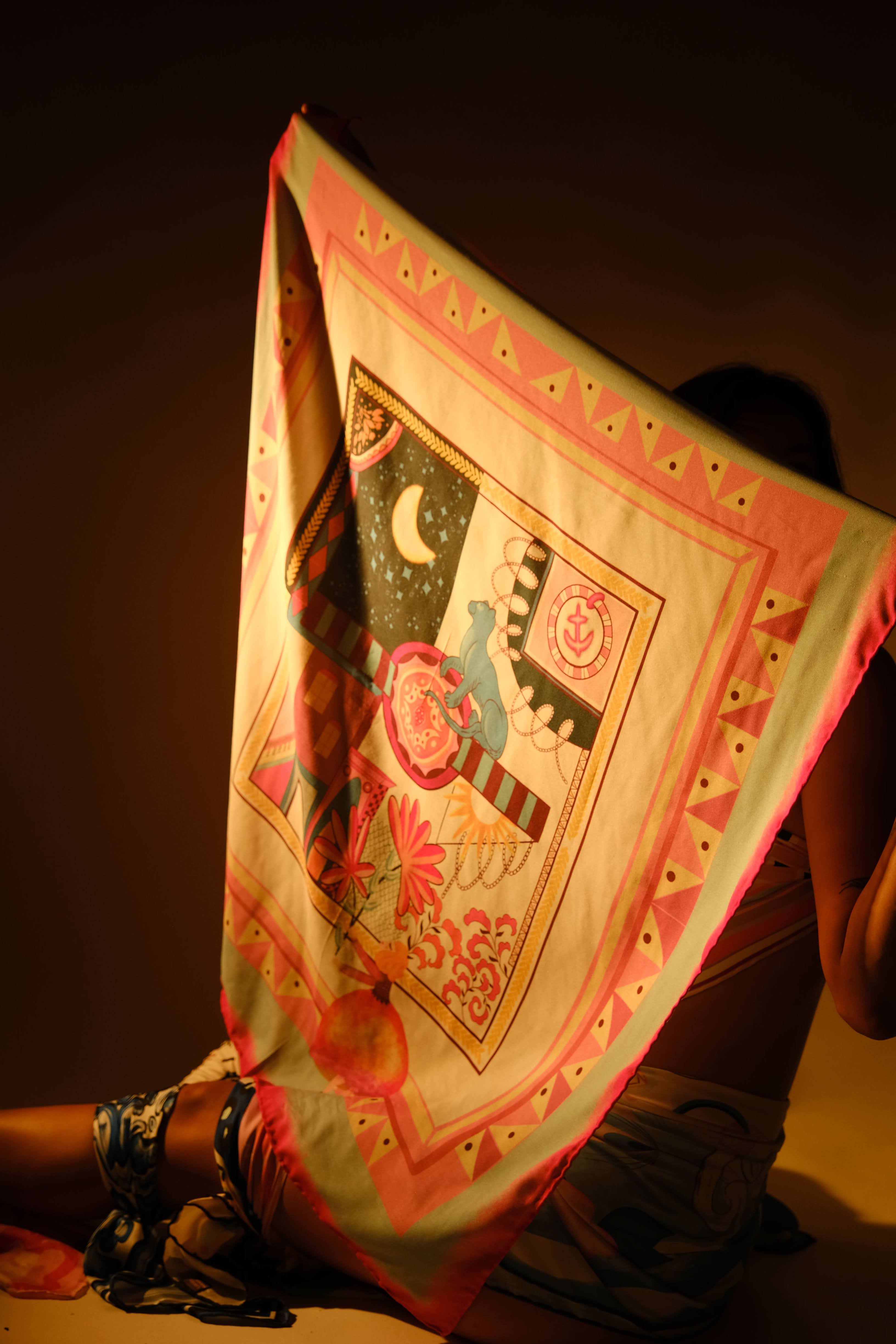 Less Atelier Wolf Fular 90x90