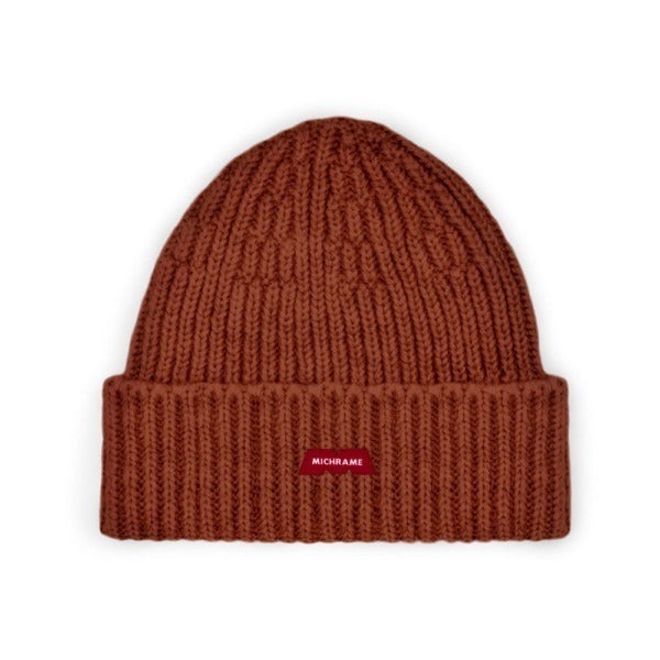 Michrame Beanie Kiremit Rengi Bere