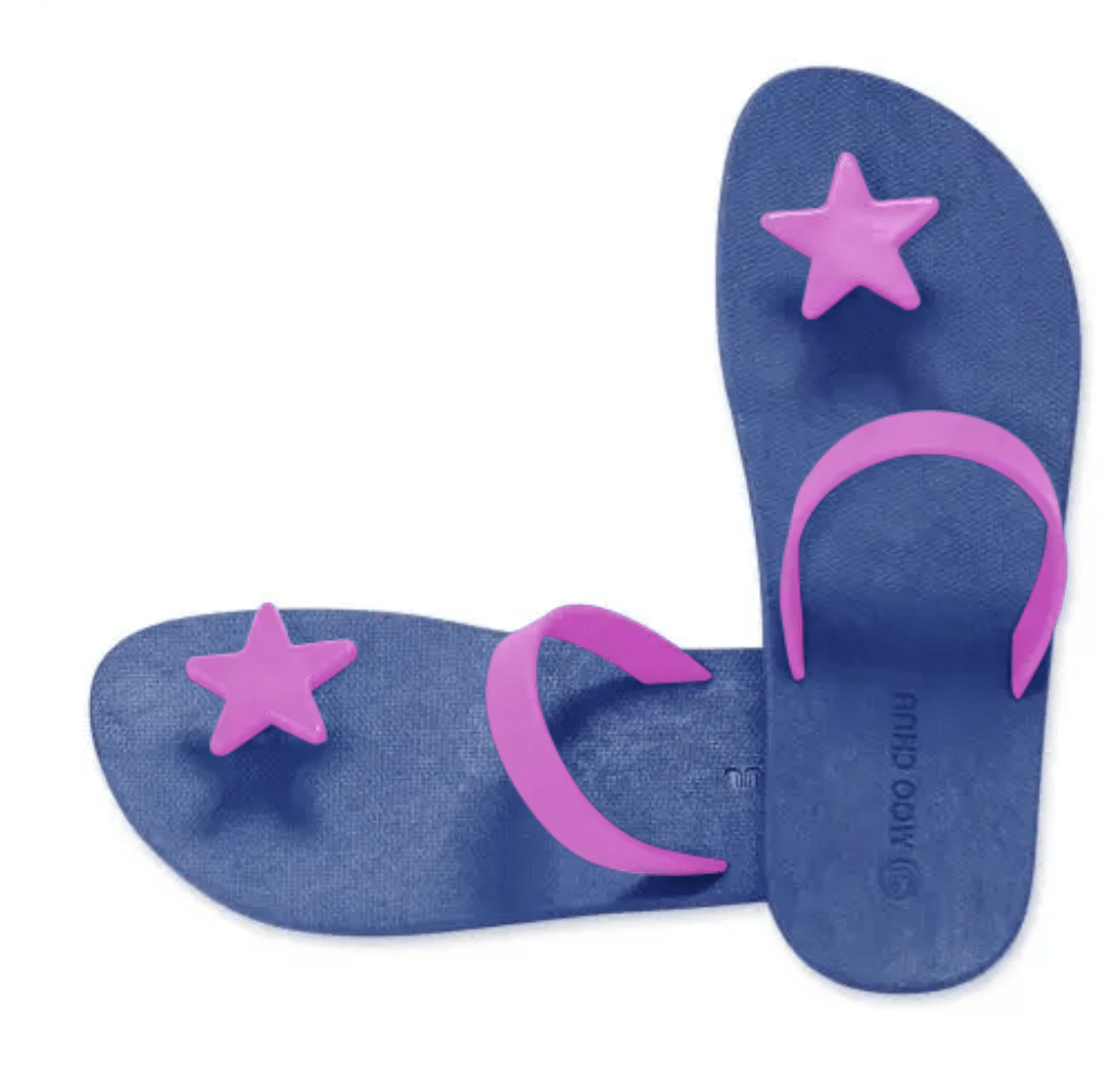 Moo Chuu SWEETY STAR MAVI / LAVANTA Terlik