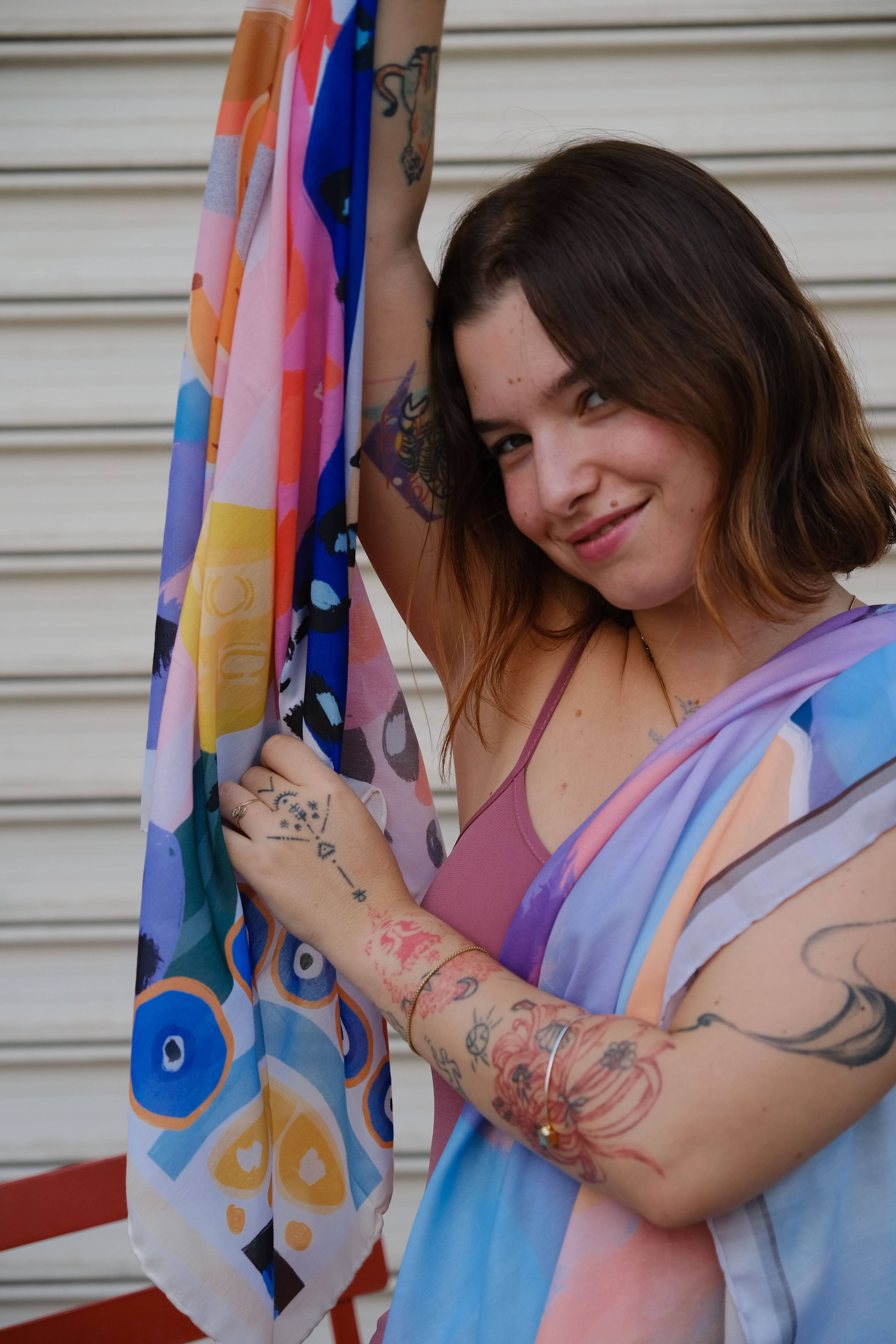 Less Atelier Fruit Mix Fular 90x90