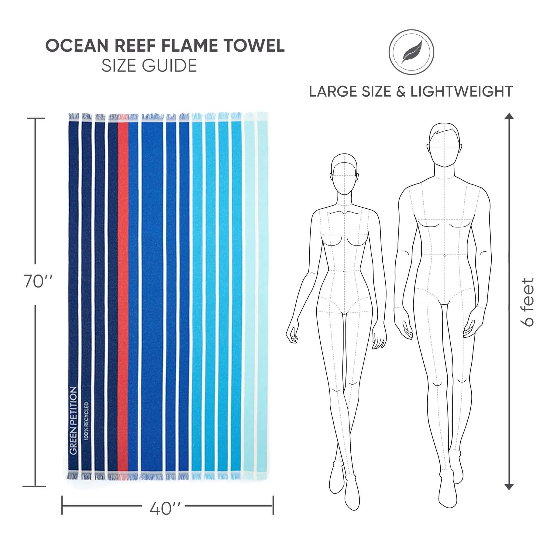 Green Petition Reef Flame Plaj Havlusu