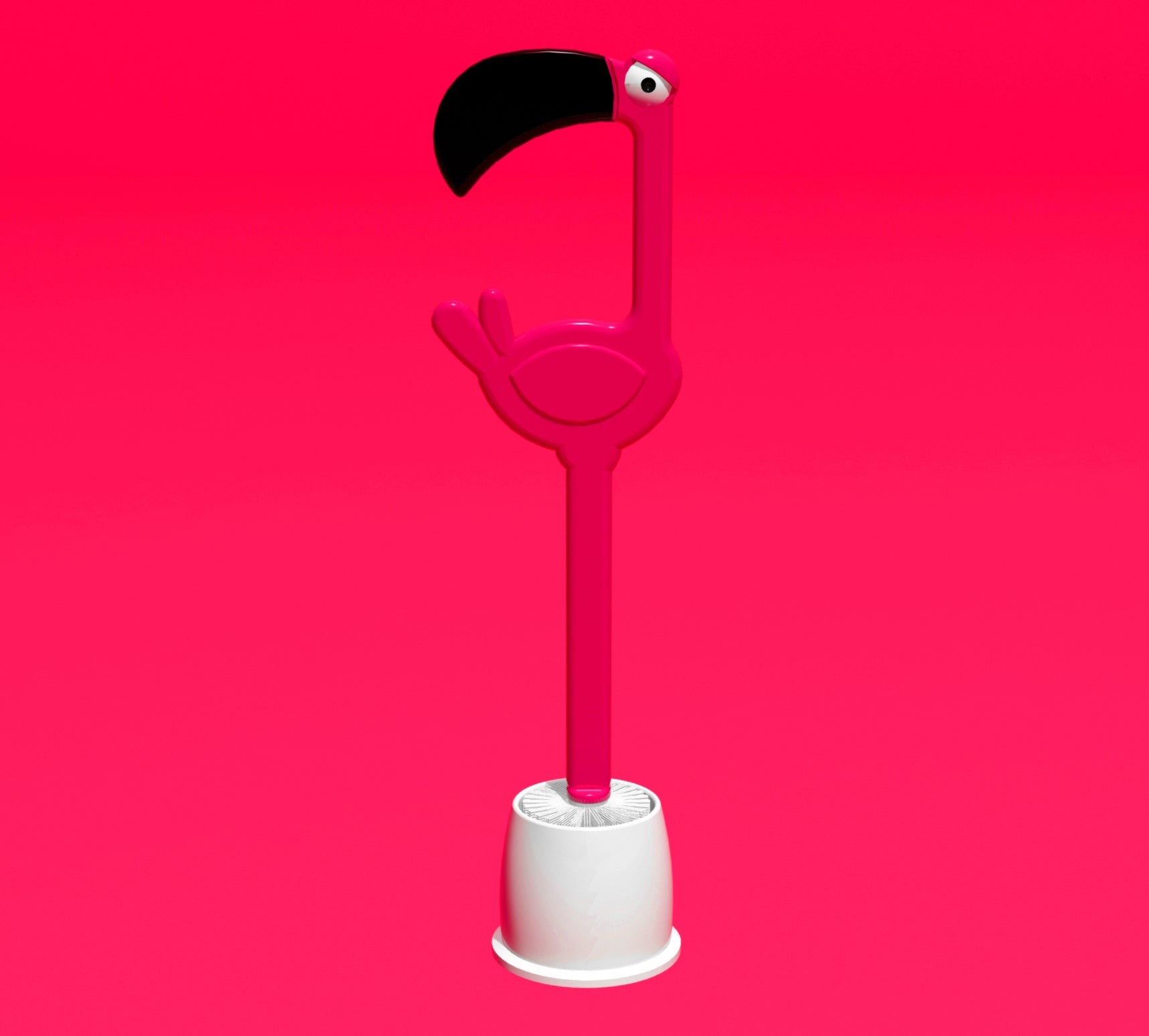 Dhink Flamingo Klozet Fırçası