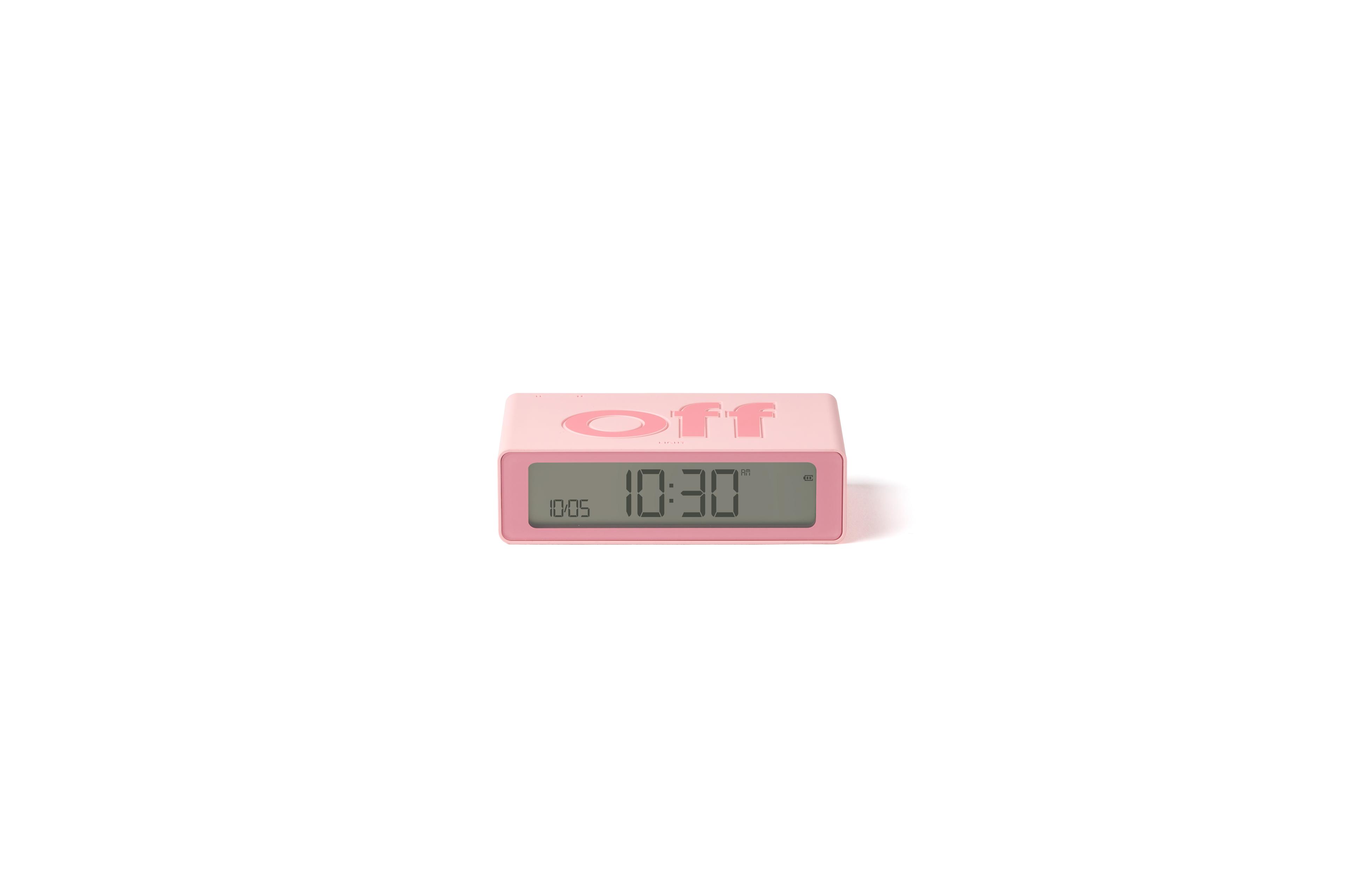 Lexon Flip Mini Şarj Edilebilir Alarm Saat 
Pembe