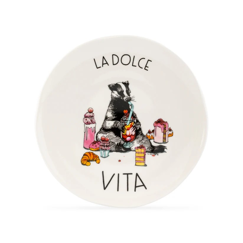 Un Poco Mamma Mia Porcelain Set 6 Tabak