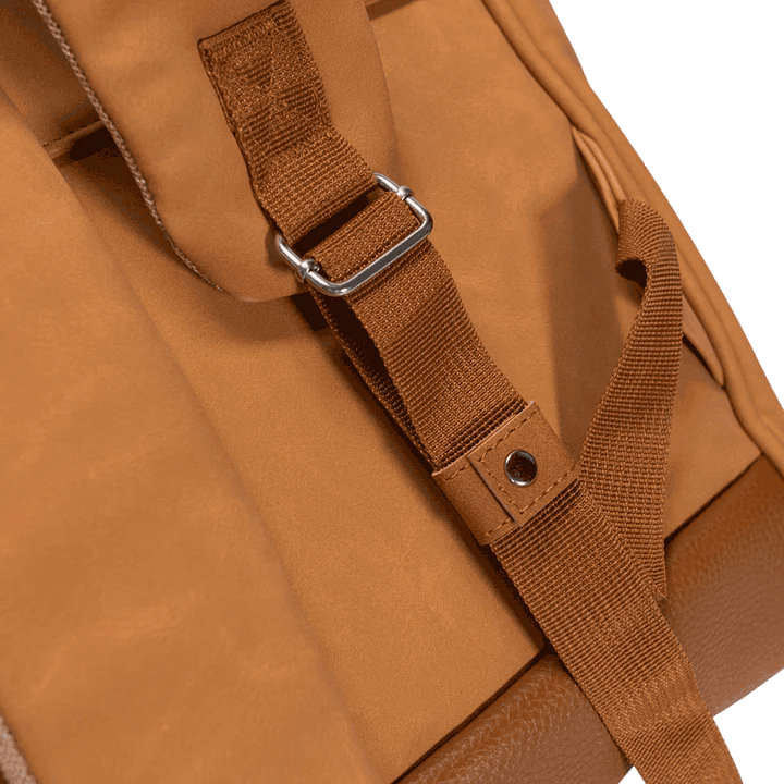Cabaia Medium Moscou Camel Vegan Leather Sırt Çantası