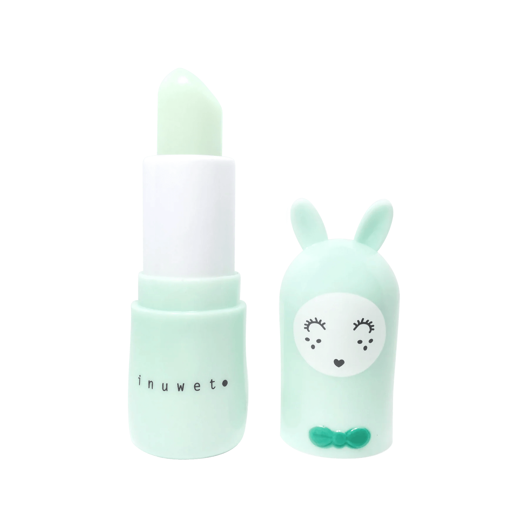 INUWET Bunny Lip Balm Green Apple/ Aqua B02