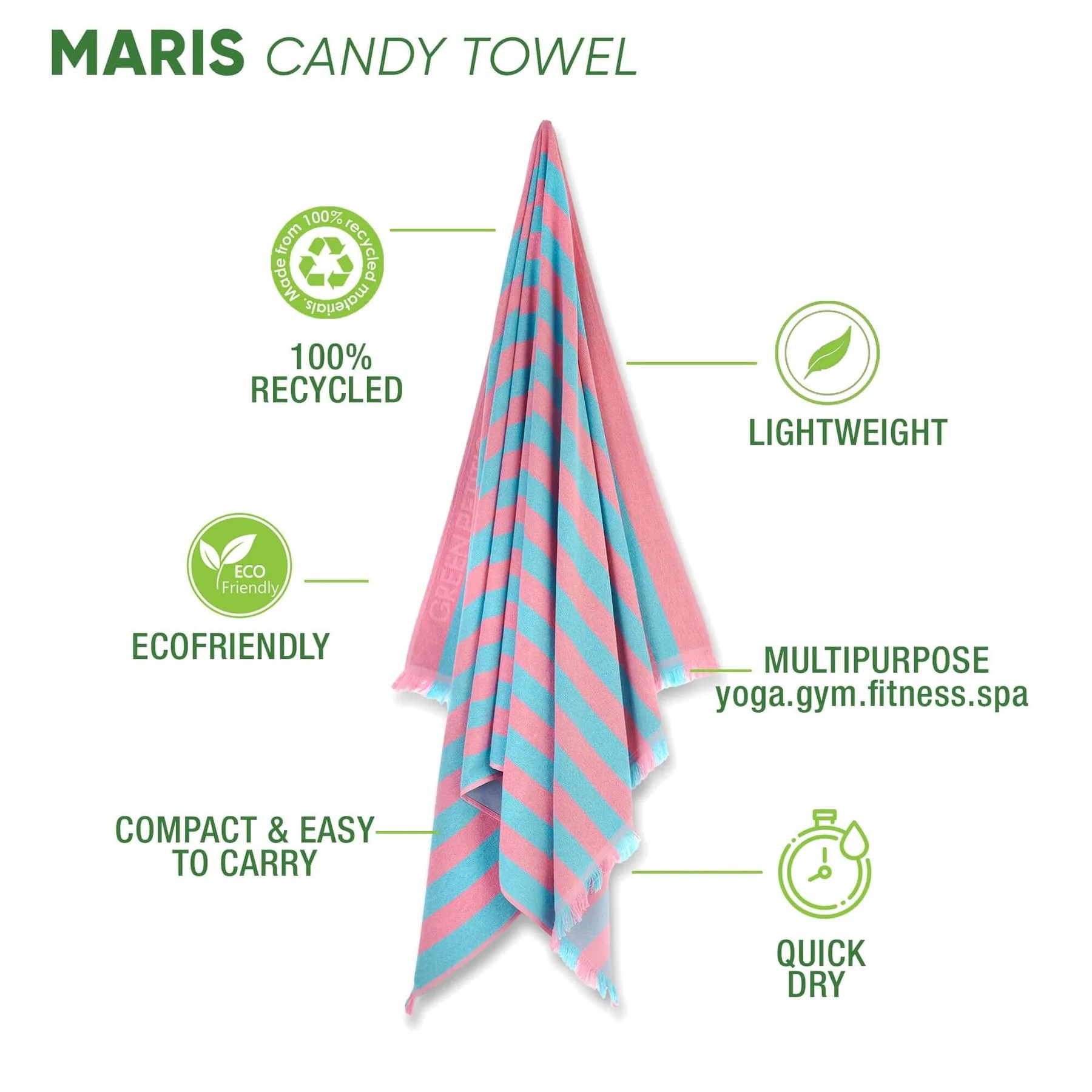 Green Petition Maris Candy Plaj Havlusu