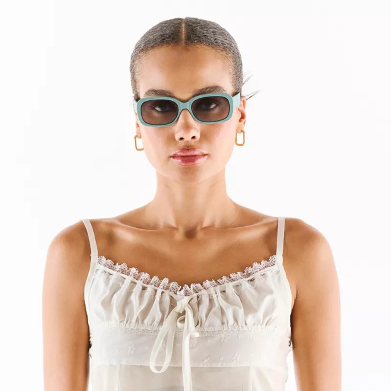 Okkia Chiara Unisex Yeşil Güneş Gözlüğü Yeşil Gradyan