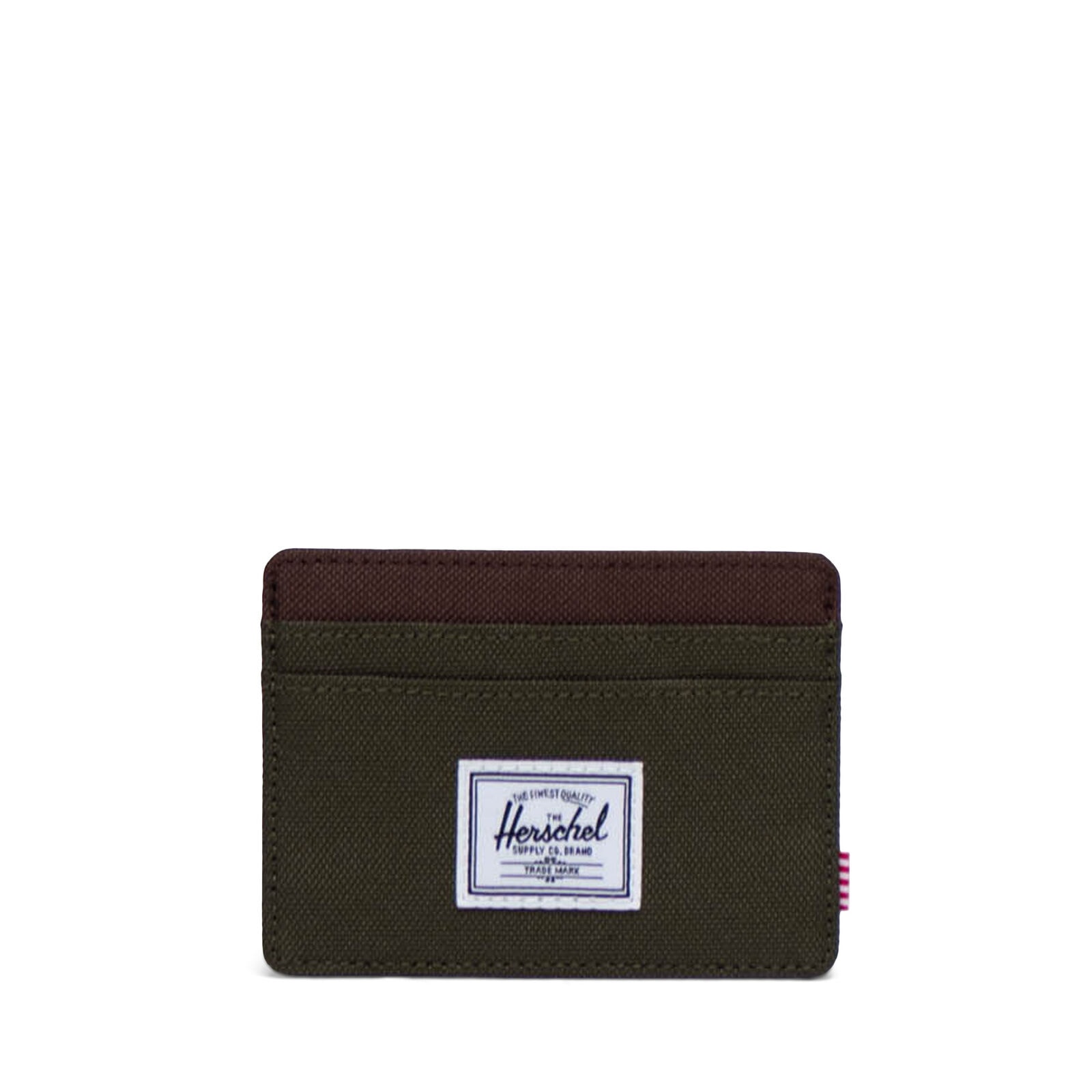 Herschel Charlie Cardholder Ivy Green/Chicory Coffee Kartlık